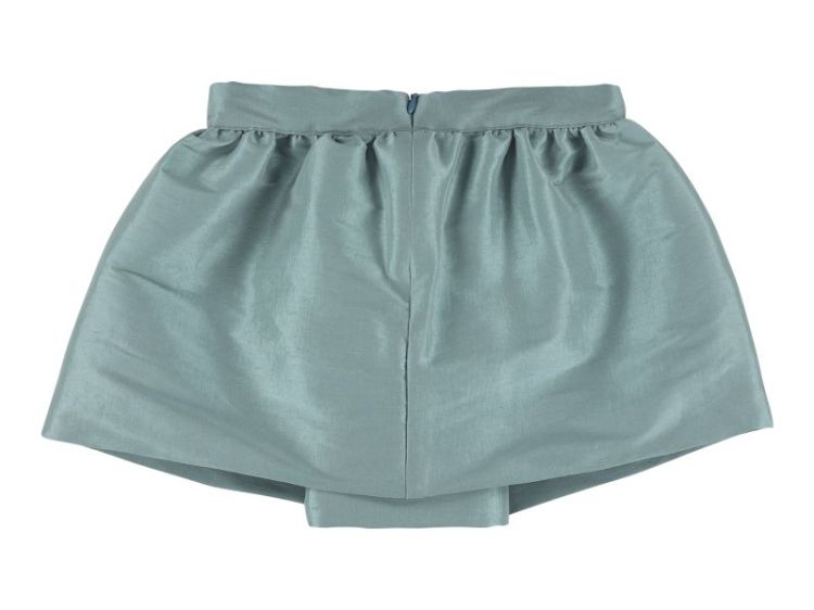 skirt with pleats - green