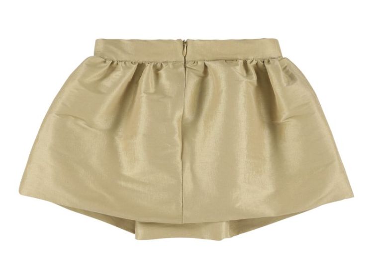 skirt with pleats - gold