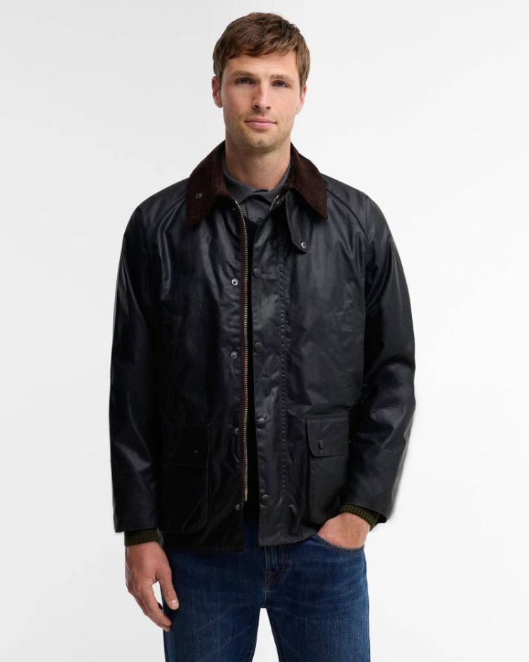 ICONS PATCH BEDALE WAX JACKET SG51 SAGE