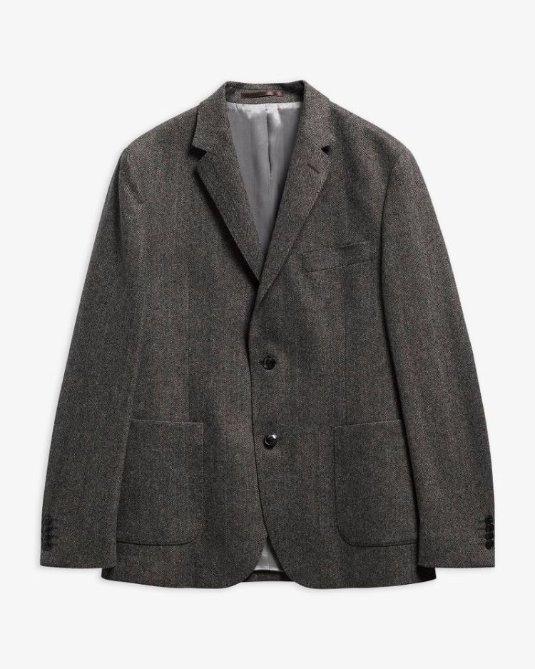 FAIRFORD HERRINGBONE BLAZER GY52 GREY MARL
