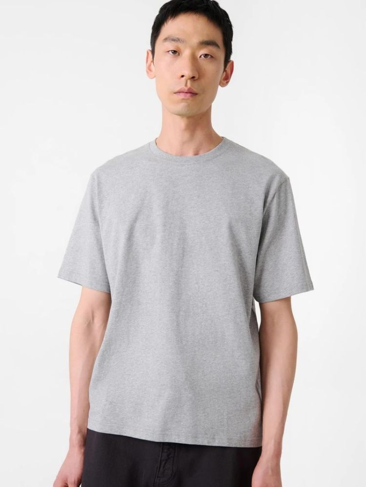 BRANDED SHORT SLEEVE T SHIRT - Grey