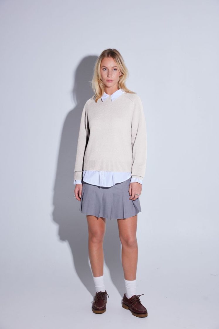 OLLIE CHUNKY CREW - ORGANIC WHITE