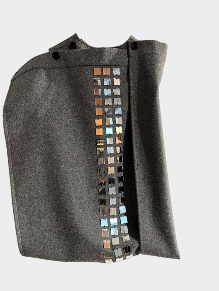 TURNER WOOL MIRROR - GREY