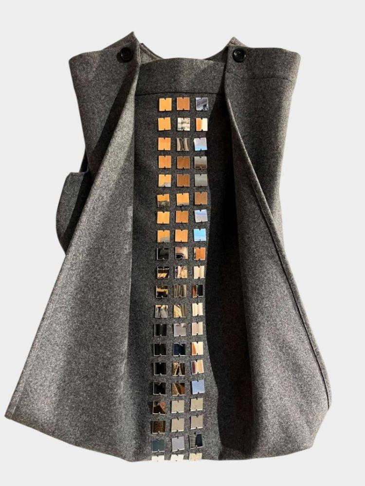 TURNER WOOL MIRROR - GREY