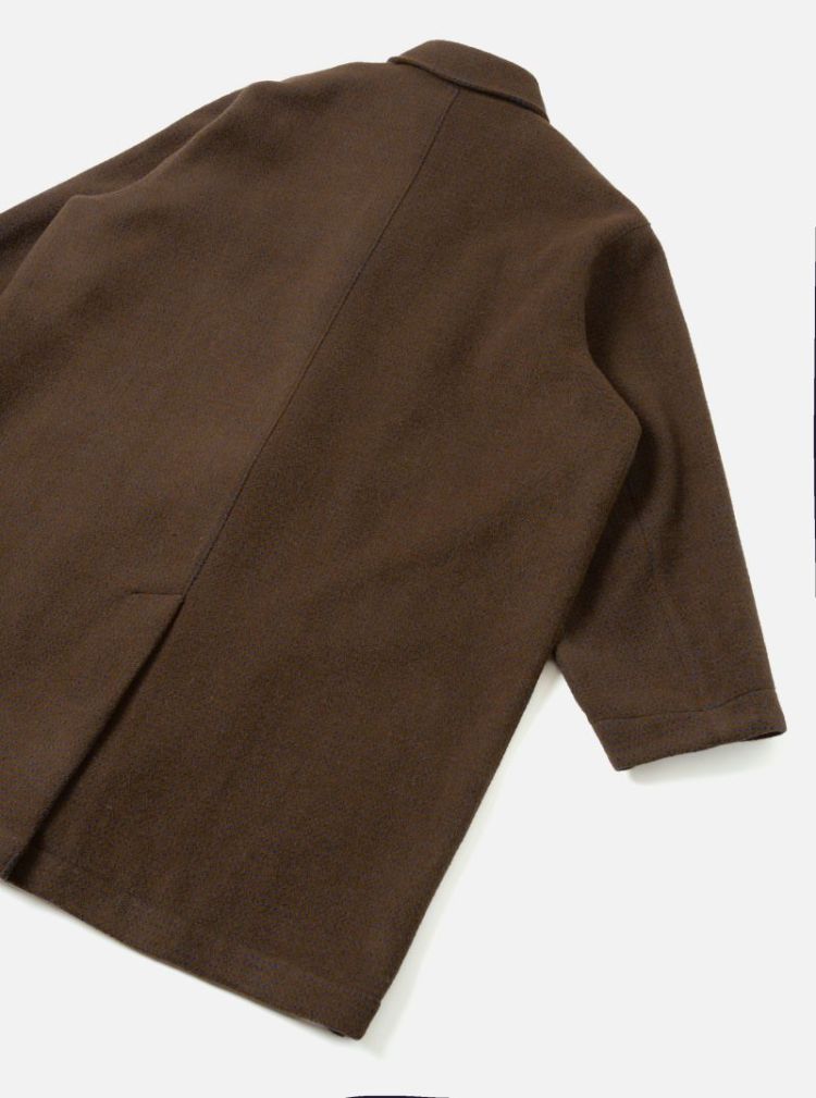 STAN COAT - NAVY/BROWN