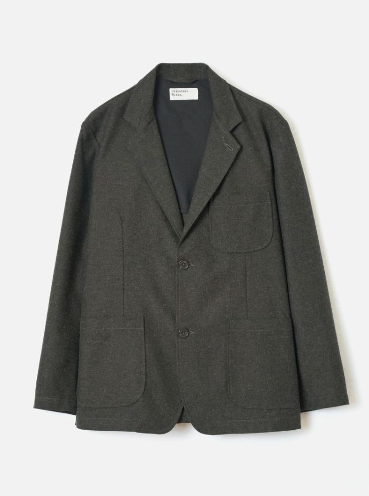 TWO BUTTON JACKET - OLIVE
