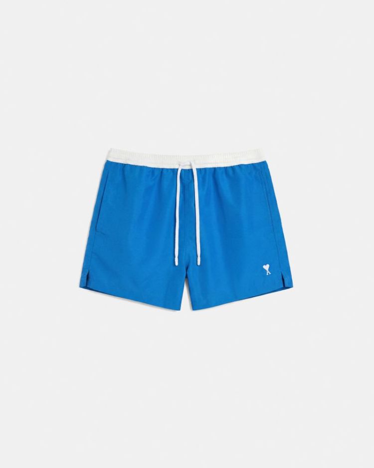 BICOLOR SWIMSUIT A538 COBALT BLU