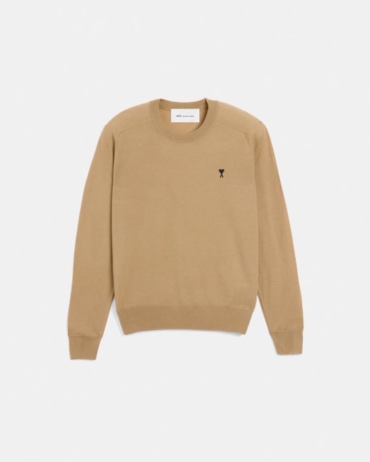 QUOTA - CREWNECK SWEATER WITH A712 SAND