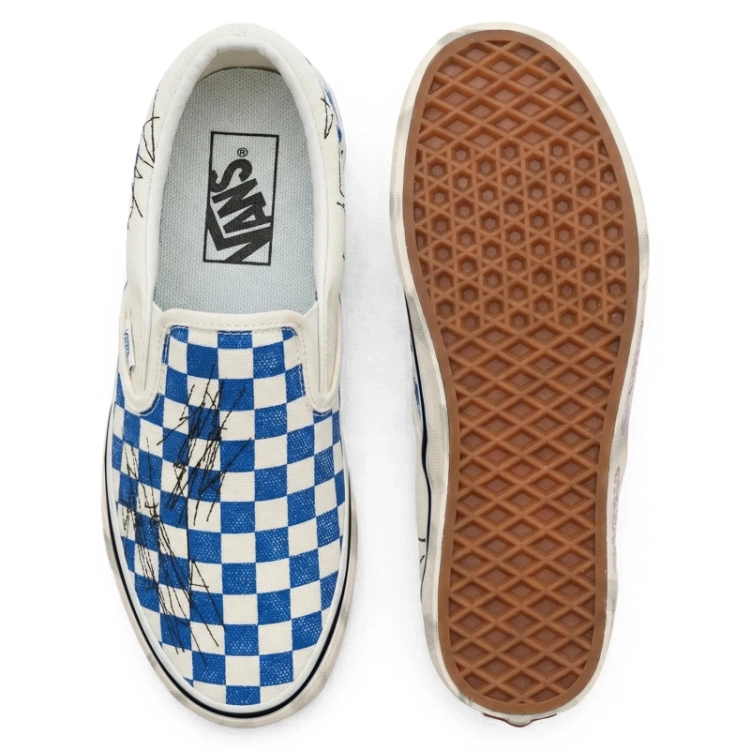 Classic Slip-On - Navy/White