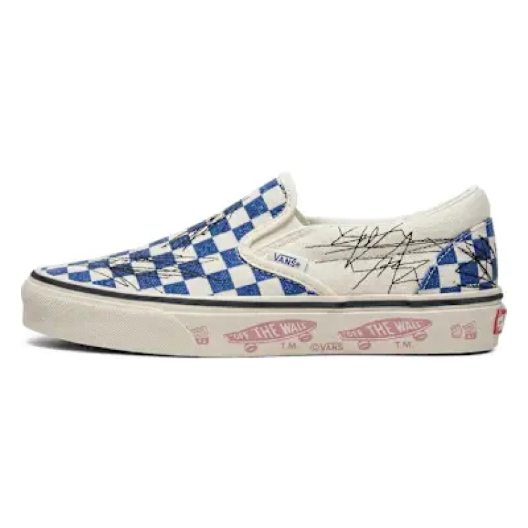 Classic Slip-On - Navy/White